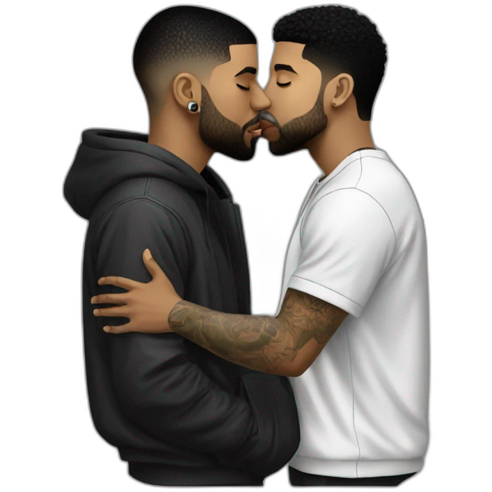 drake kissing 21 savage emoji