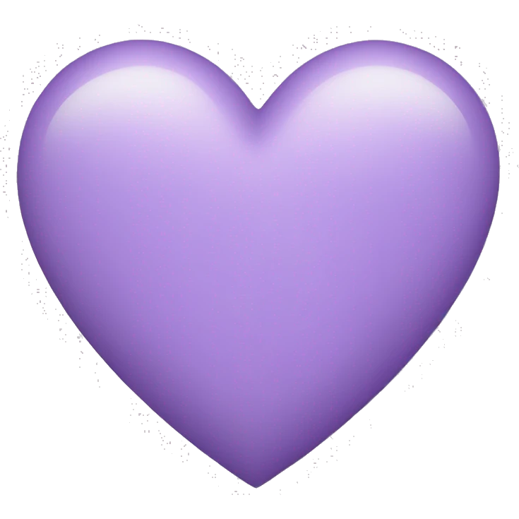 A light Purple Heart emoji