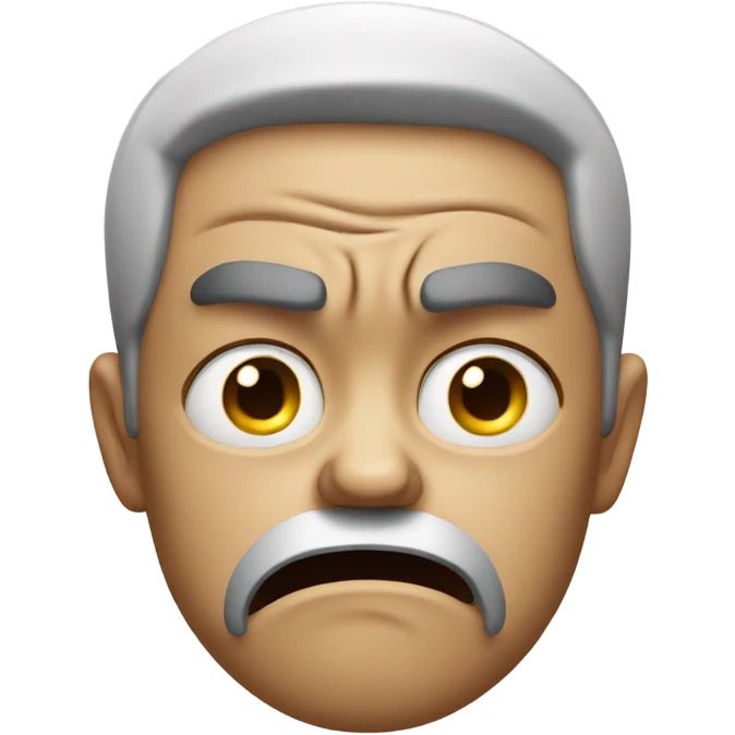 Angry annoyed face  emoji