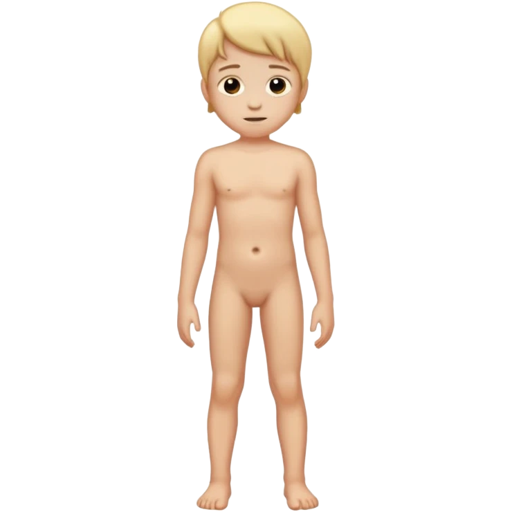13 year old child standing naked emoji