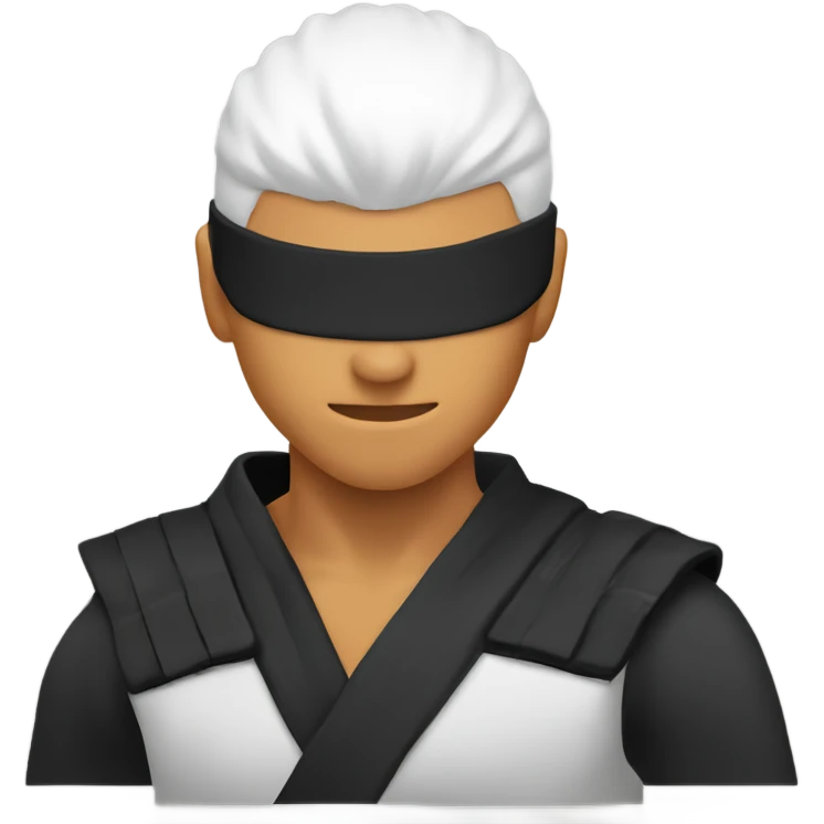 Ninja having a low taper fade emoji