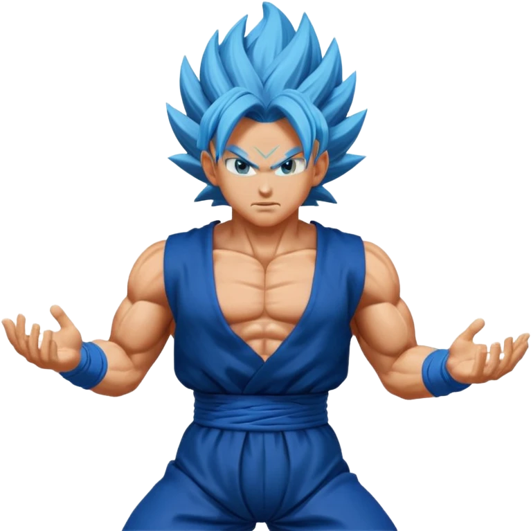 Goku ssj3 and vegeta ssj3 fusion dance aura = vegito ssj3 emoji