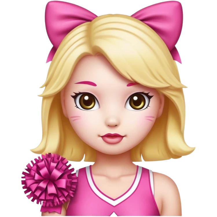 cheerleader hello kitty emoji