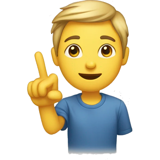Une main qui fait un L avec le pouce et l’index  emoji
