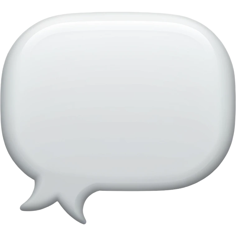 speech bubble emoji