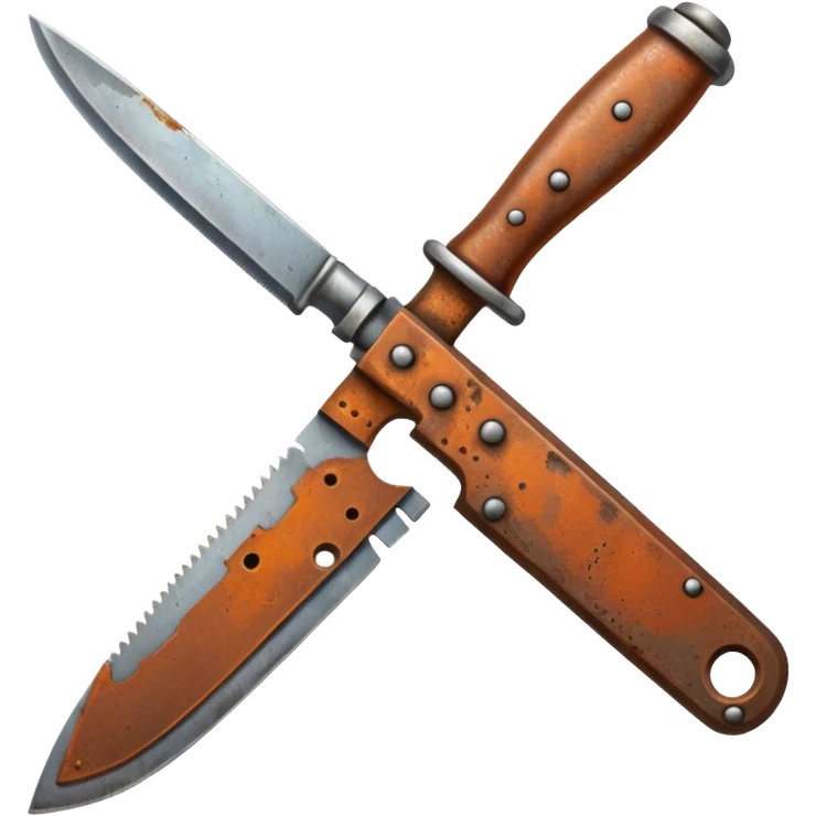 Rusty knife emoji