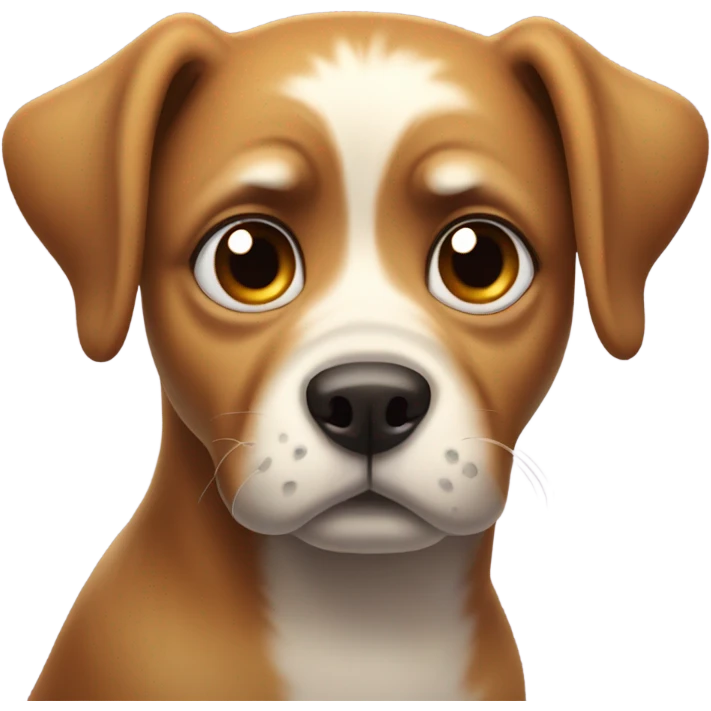 Dog crying emoji