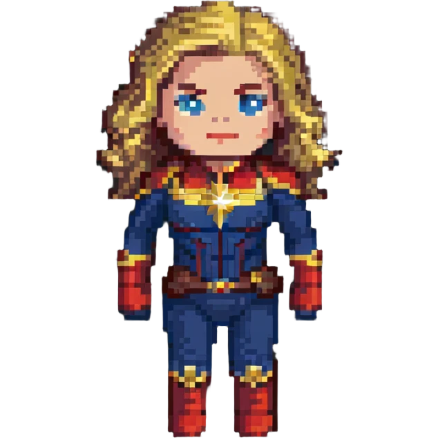 Captain Marvel superhero emoji