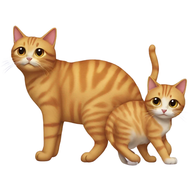  Cat with a Cat with a Cat on its back  emoji