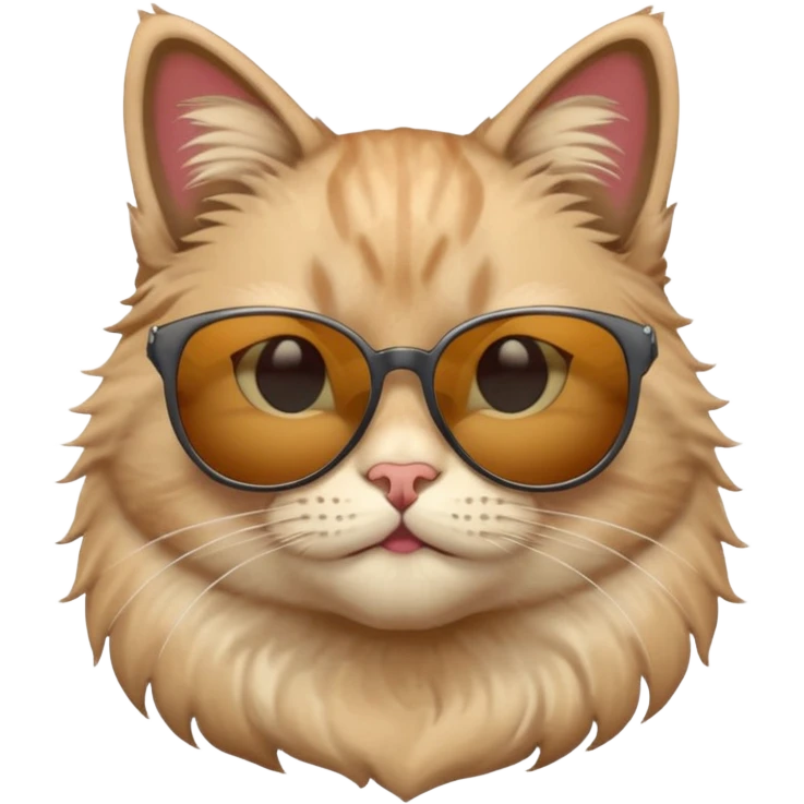 Cat wearing sunglasses emoji