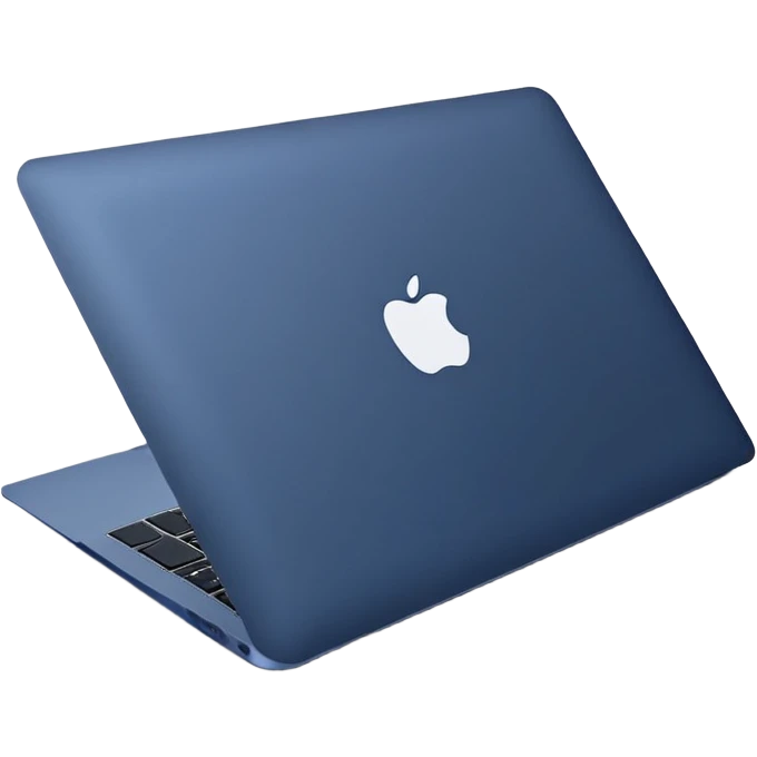 Midnight Blue MacBook Air  emoji