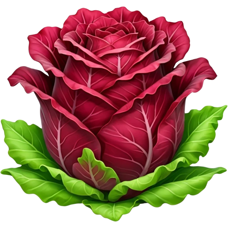red lettuce emoji