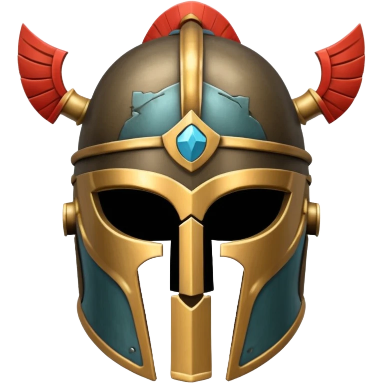 Heroic Helmet of Centurion one monotonous color emoji