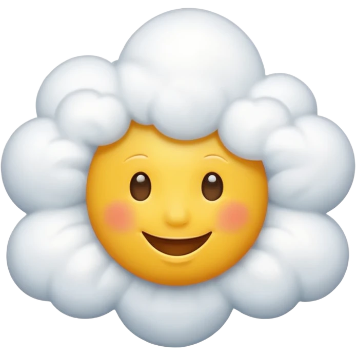 Sunny Cloud, with happy sun emoji