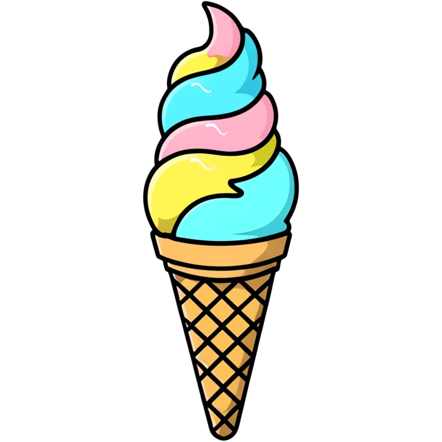 Ice cream emoji