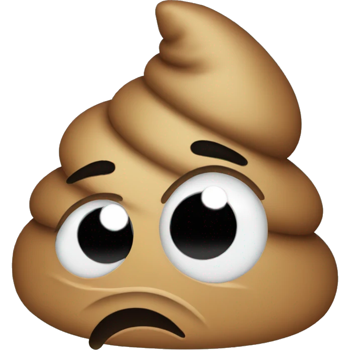 poop emoji crying emoji