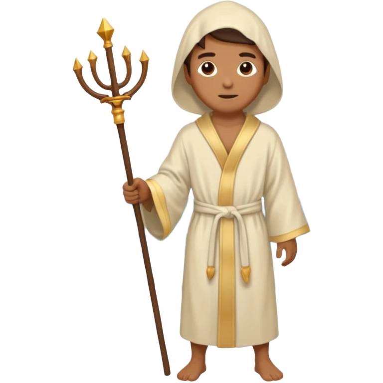 Human with divide sea emoji