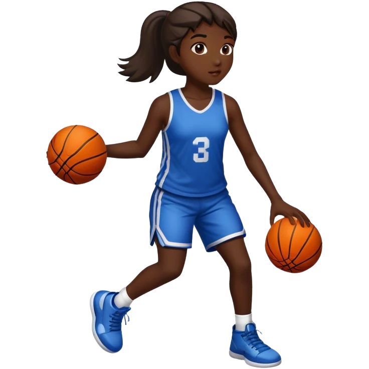 Girl playing basketball  emoji