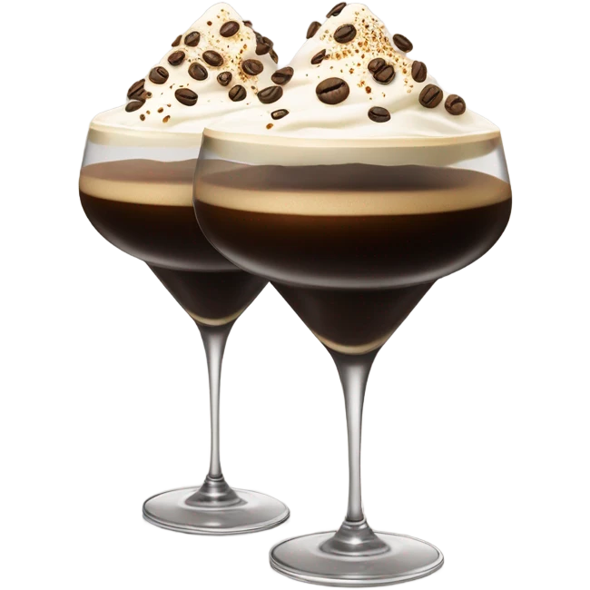 2 espresso martinis cheers emoji