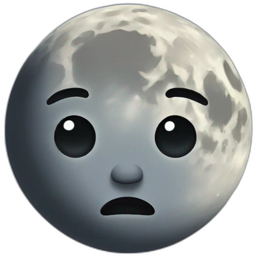 the moon emoji