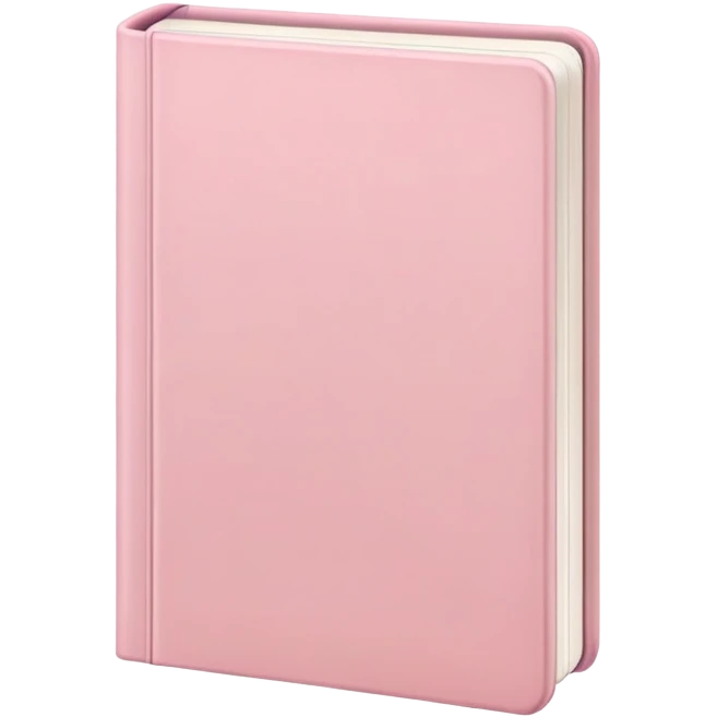 Pastel pink book emoji