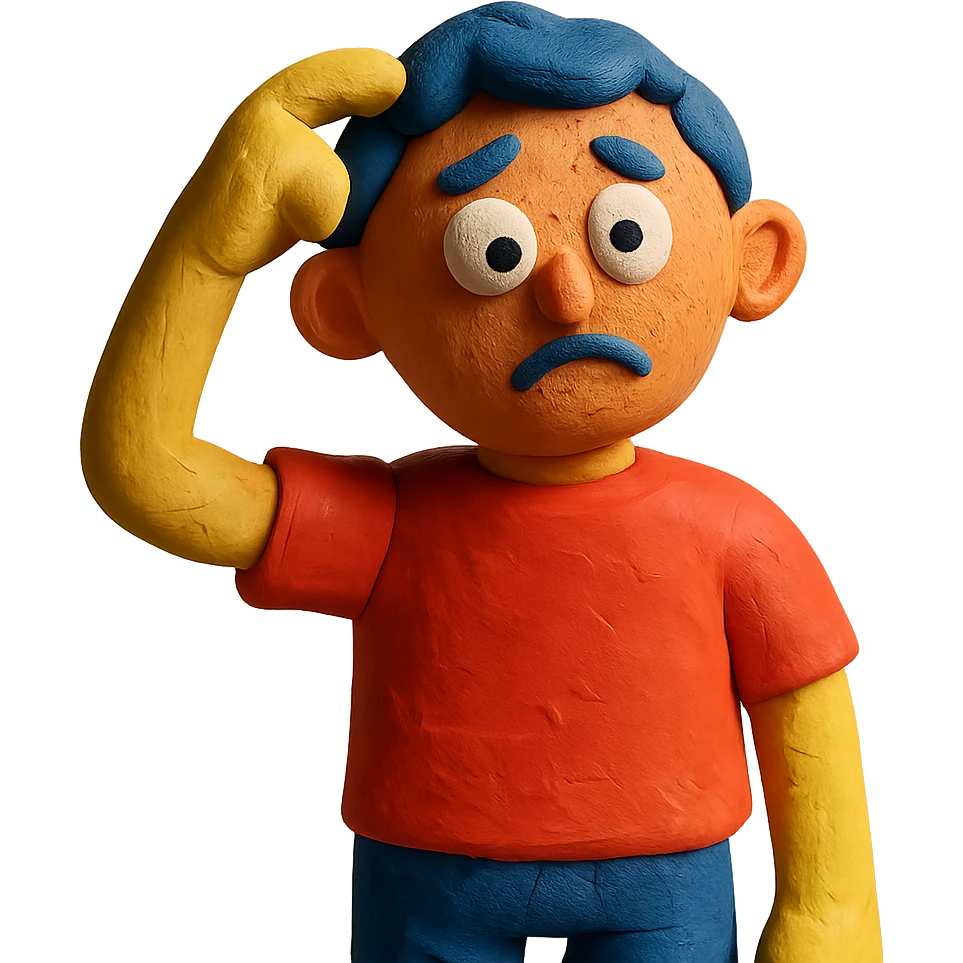 head scratching gesture emoji