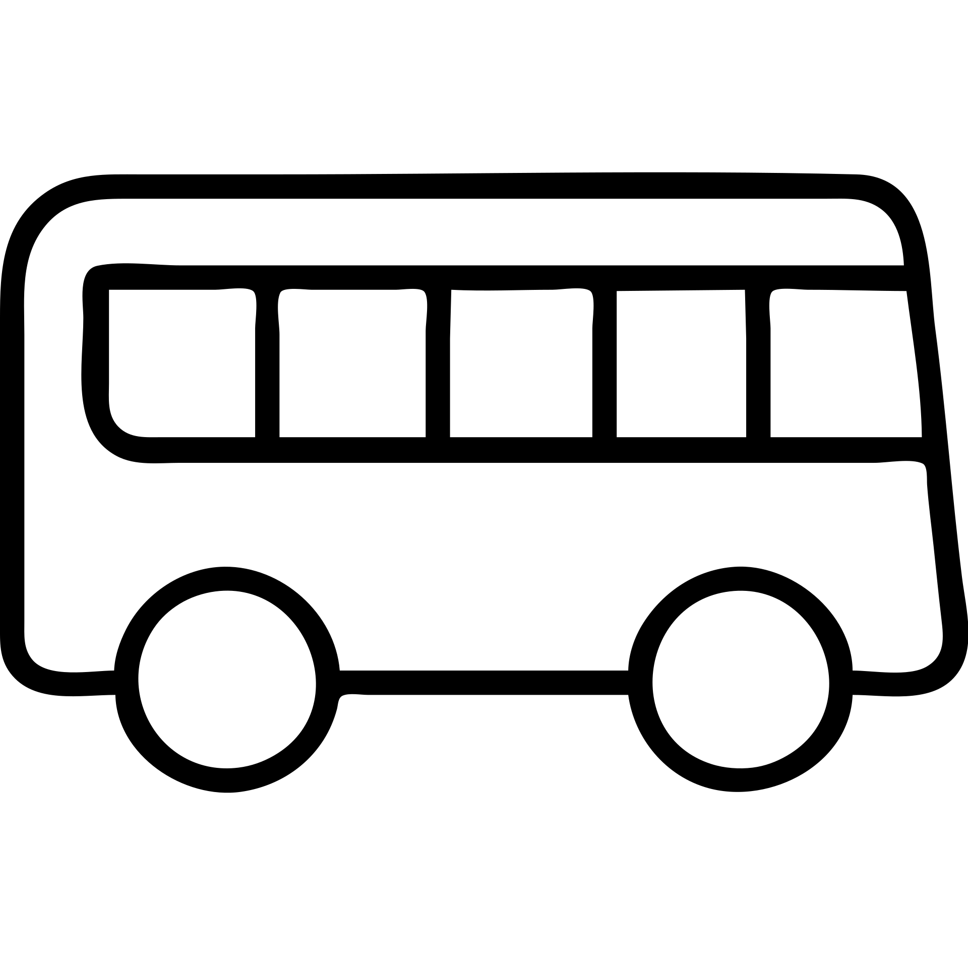 simple bus transportation vehicle with windows and wheels emoji