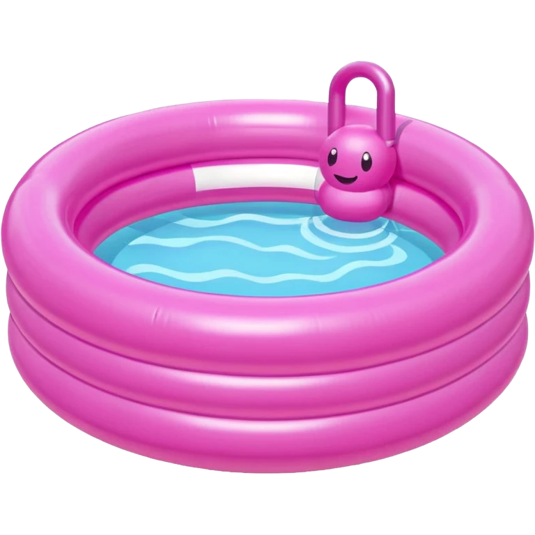 pink inflatable pool emoji