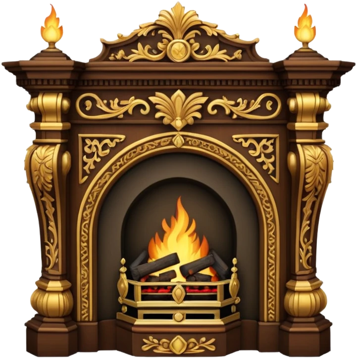 Victorian Ornate Fireplace emoji