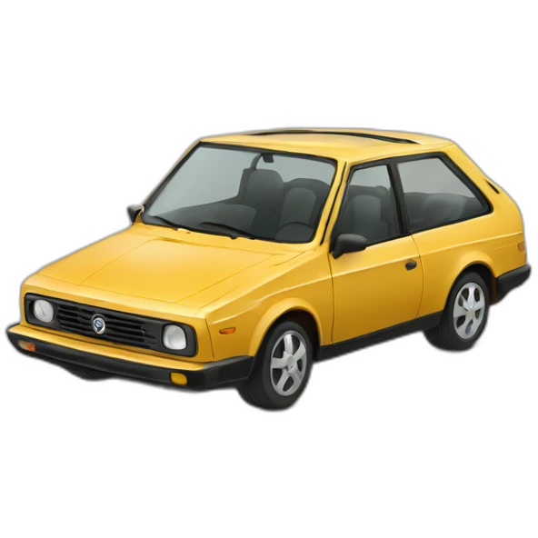 Voiture de ron emoji