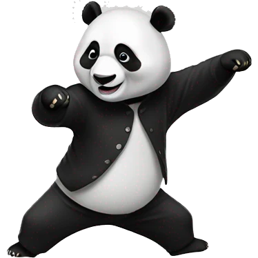 Panda qui danse  emoji