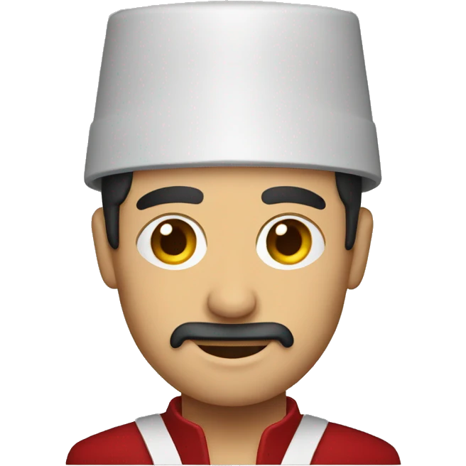 man wearing fez emoji