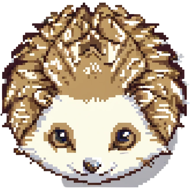 A hedgehog emoji