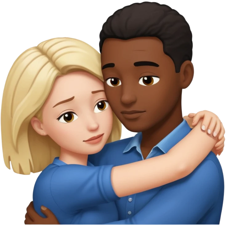 black male white female having sex emoji