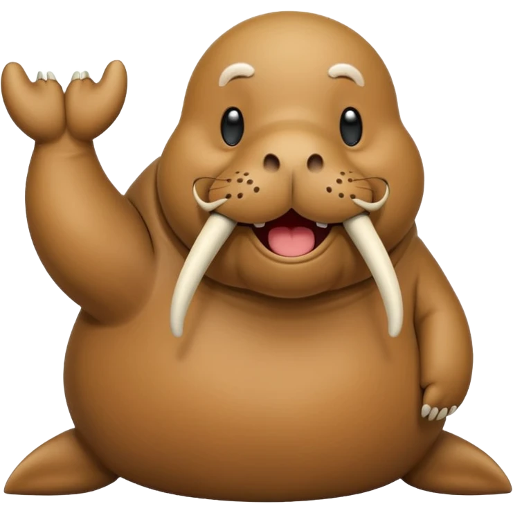 walrus in peanuts emoji
