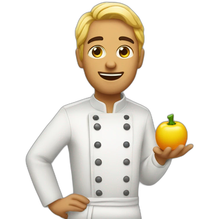 cuisinier chanteur emoji
