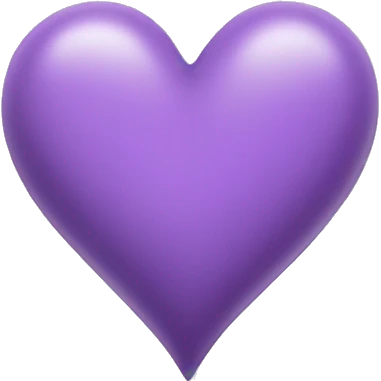 light purple heart emoji