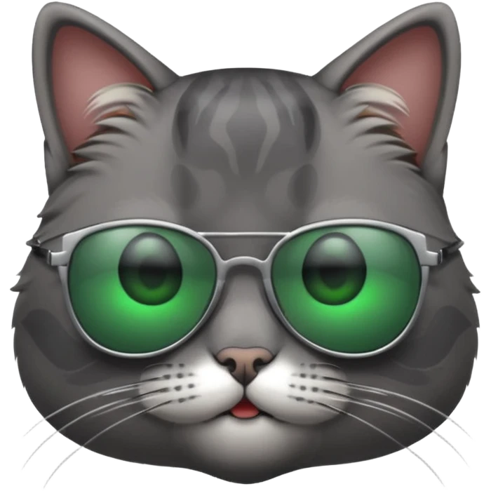 Cat wearing sunglasses emoji