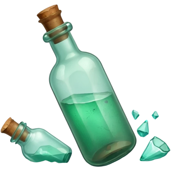 Message Bottles, broken emoji