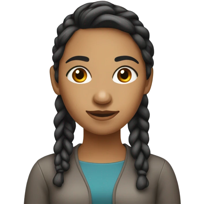 Computer science student woman, lighter skin tone   emoji