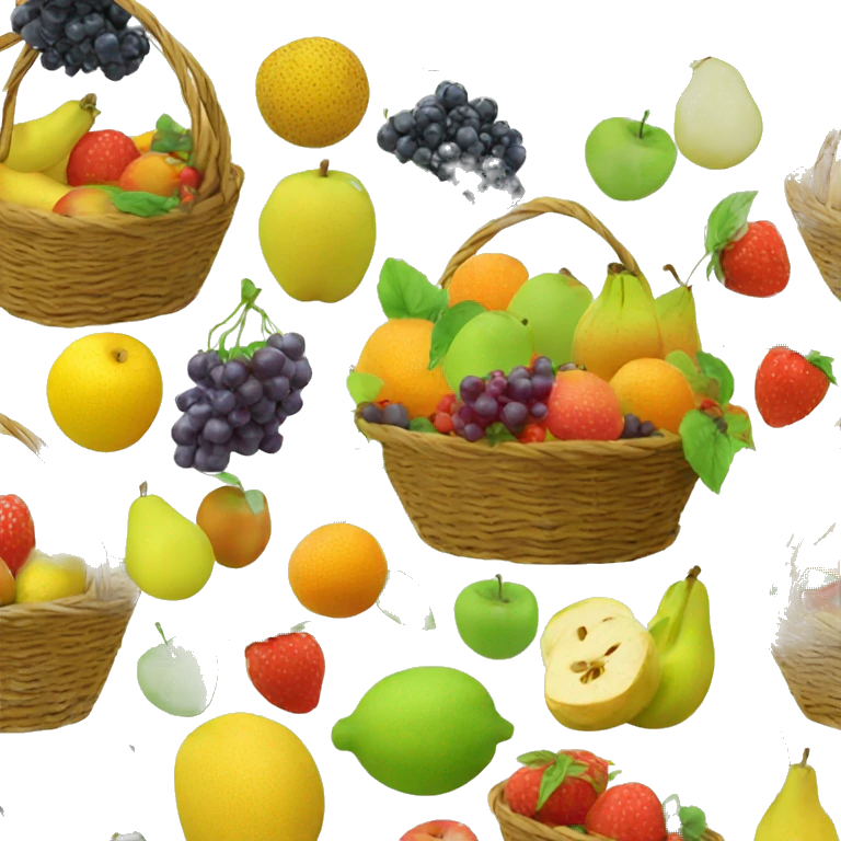 Fruit basket  emoji