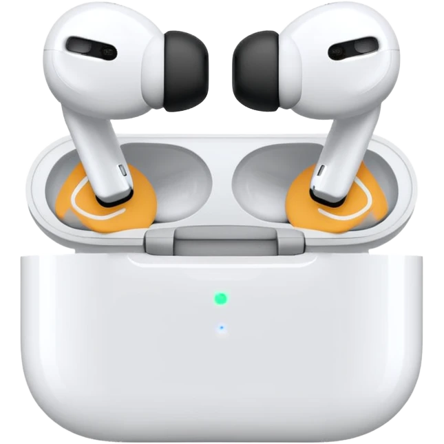 AirPod pros out of case emoji