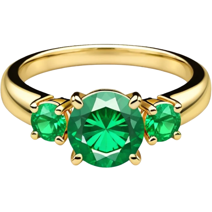 glitter esmerald married ring emoji