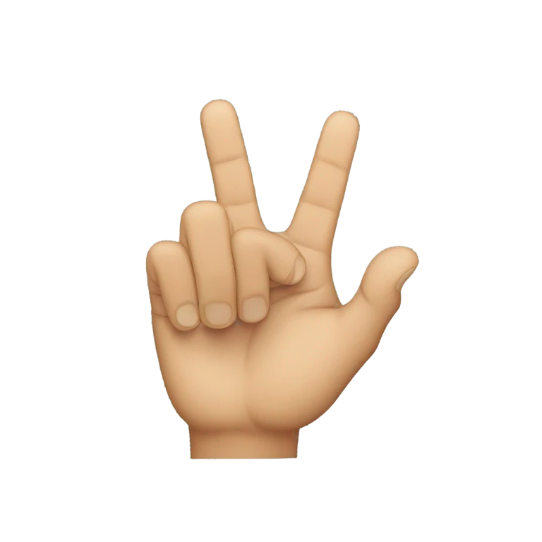 westside-hand-sign, back of hand emoji