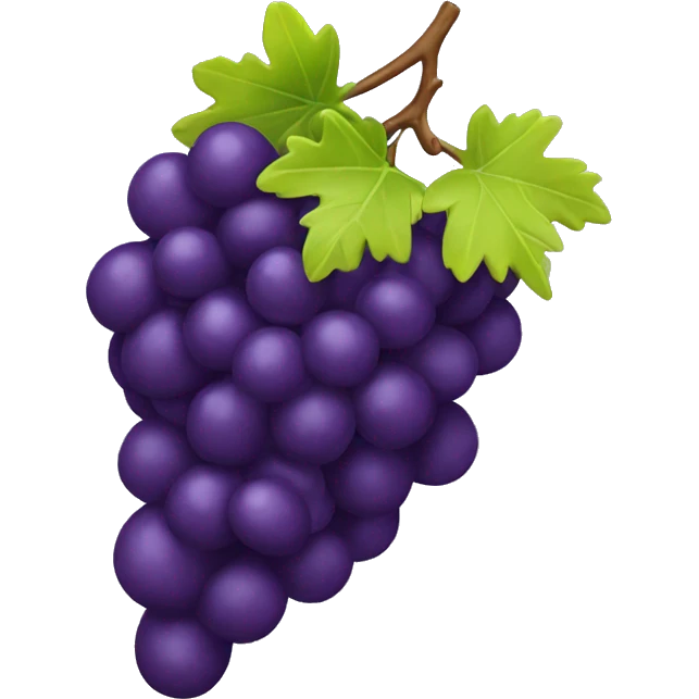 3D Grapes emoji  emoji