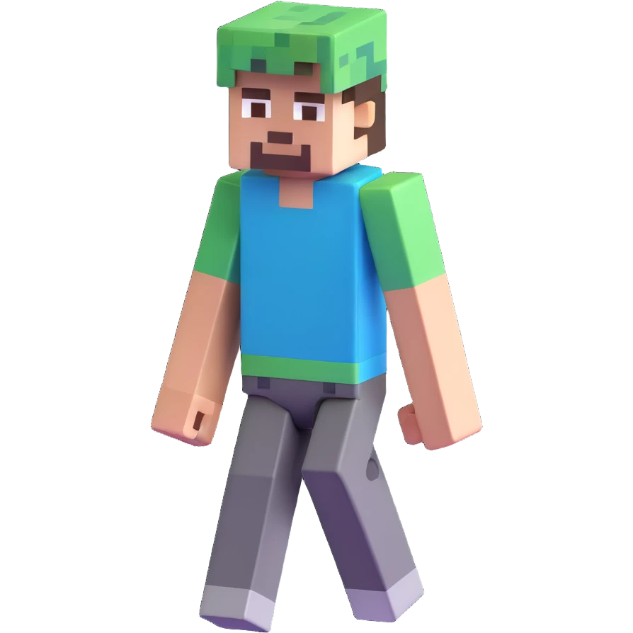 Minecraft character emoji