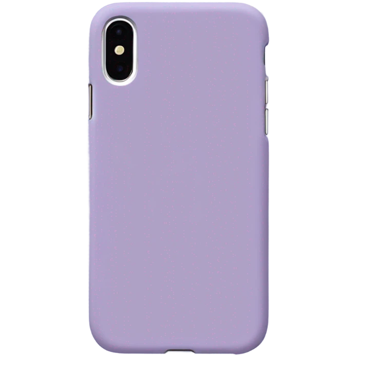 light purple phone case emoji