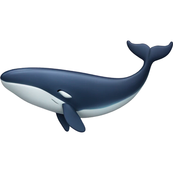 Whale with sonar emoji