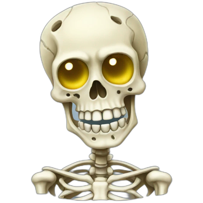 Skeleton spongebob emoji