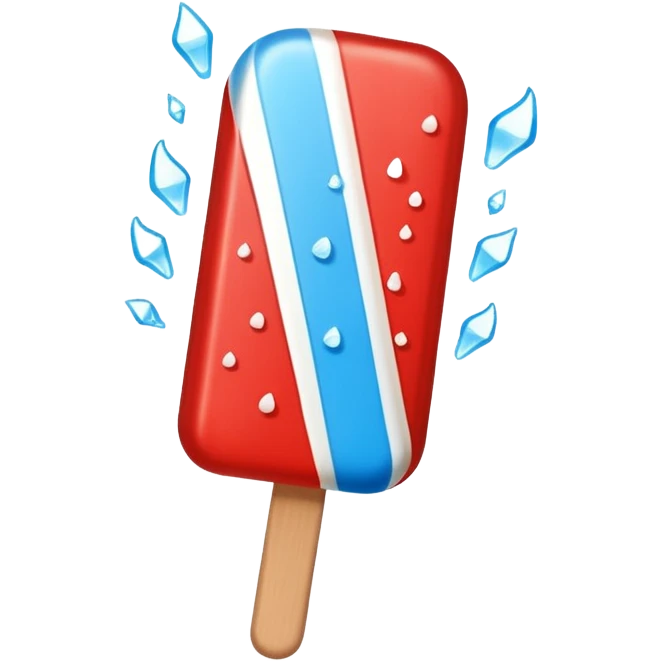 Firecracker ice pop emoji